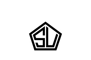 SU Logo Design Vector Template