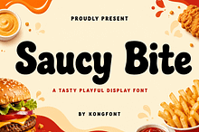 Saucy Bite - Playful Display Font