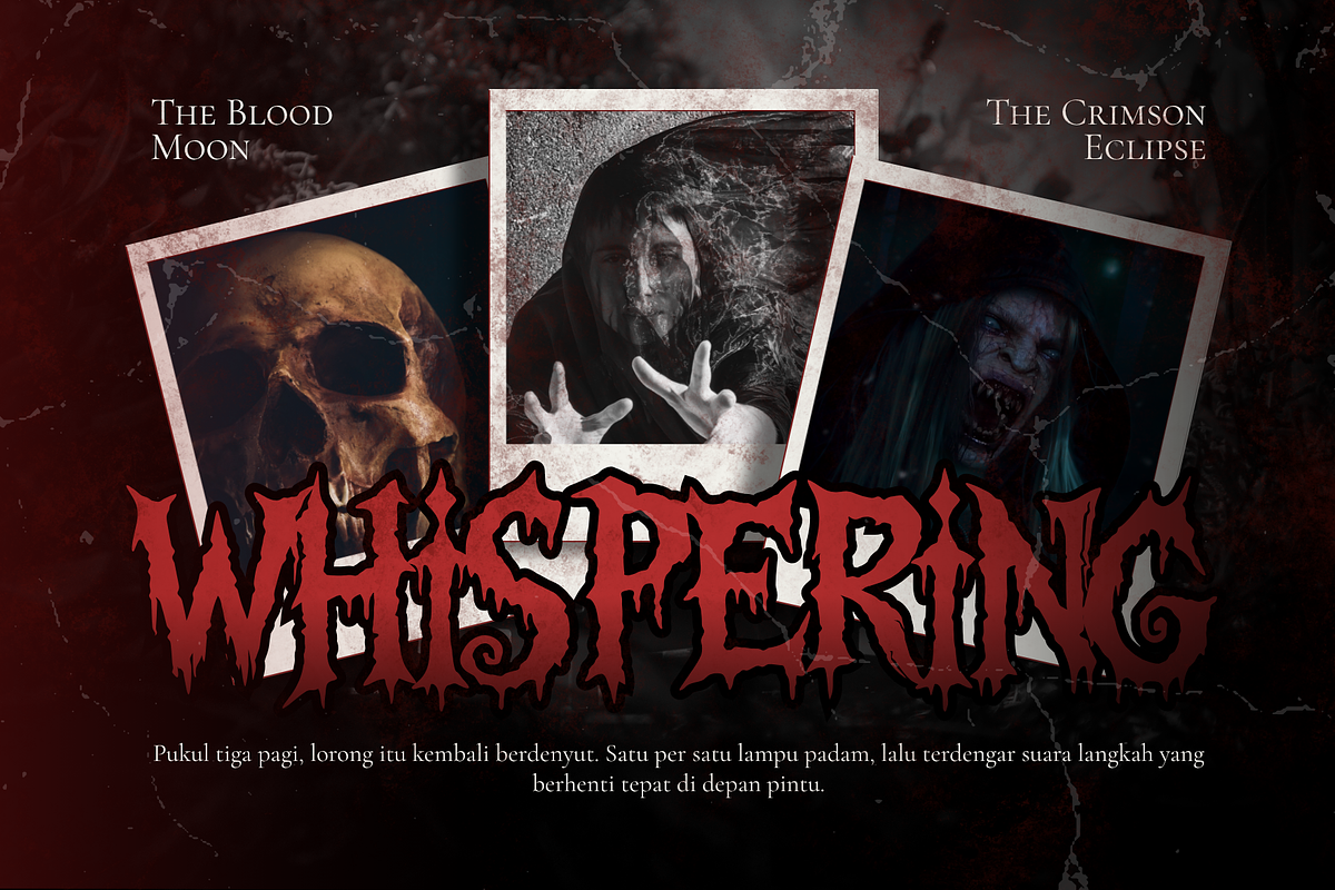 Fates Borgnes – Bloody Horror Font, a Handwritten Font by MaikoHatta (Photo 5 of 7)