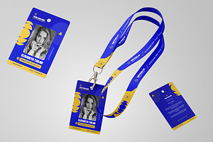 ID Card & Lanyard Template, a Card Template by Fortunes Co