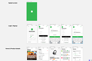 iPhone e-commerce app UI Kit - 70 sc, an UI Kit Template by Divanraj (Thumbnail 2 of 4)