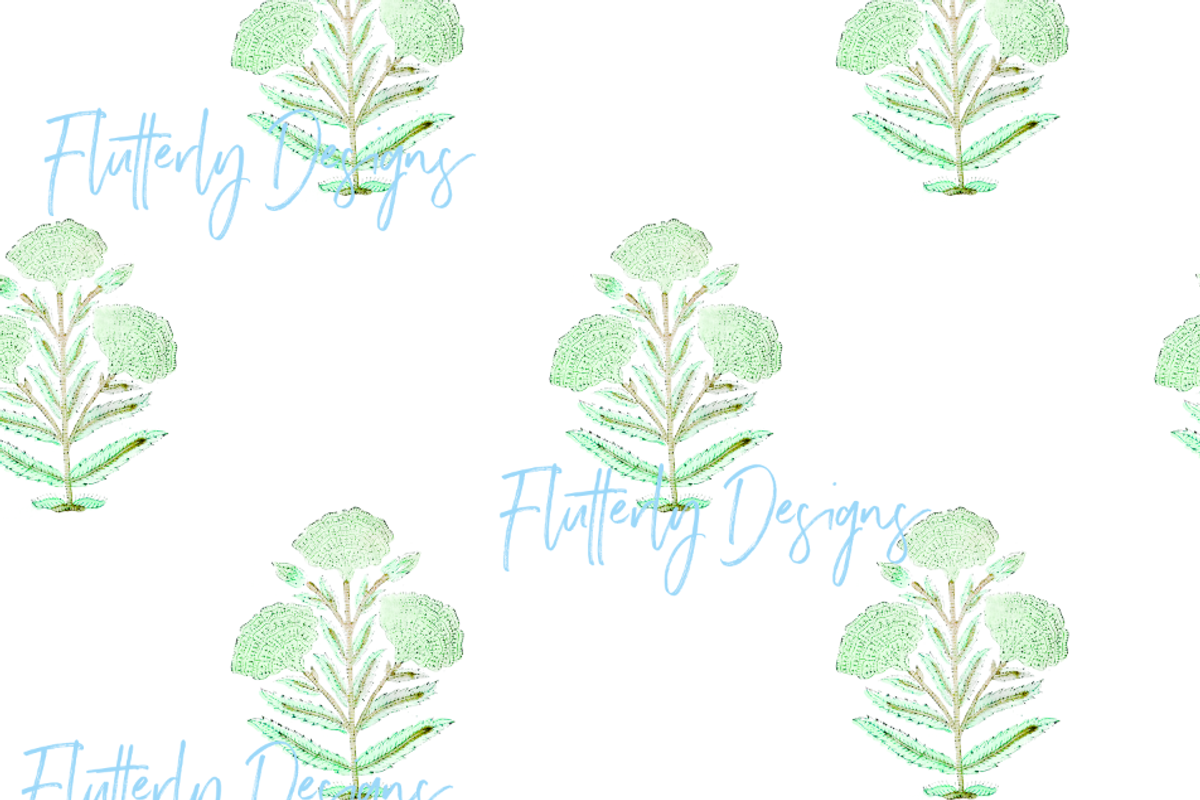 Block print pattern seamless Indian, a Pattern Graphic by Grandmillennial Lane
