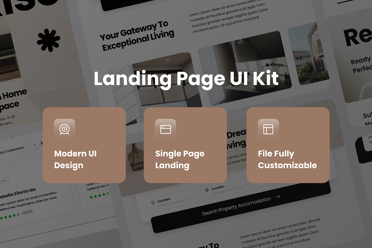 Real Estate Property Landing Page, a Landing Page Template by SquidPixey (Photo 3 of 5)