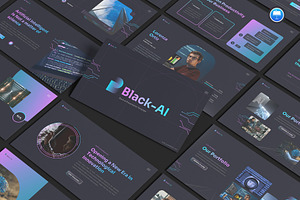 Artificial Intelligence Keynote, a Presentation Template by Pixslides