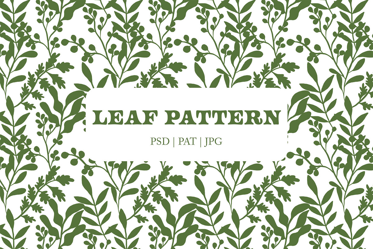 Leaf Pattern, a Pattern Graphic by AMMi