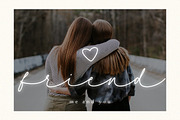 Nadia Heart Script Font with Swash, a Script Font by Typebae (Thumbnail 3 of 9)