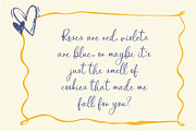 Bonjour Amour — A Whimsical Font, a Handwritten Font by Prestige Artsy Studio (Thumbnail 3 of 8)