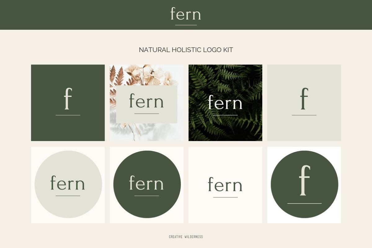 Wellness Natural Holistic Logo, a Branding & Logo Template by CreativeWilderness (Photo 15 of 15)
