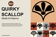 Scallop Motifs and Patterns, a Decorative Illustration by Sweet Fig (Thumbnail 1 of 15)