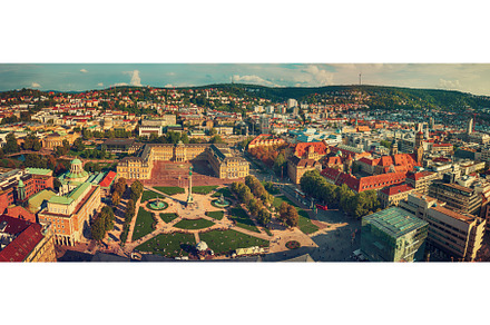 Schlossplatz in Stuttgart, Germany, an Architecture Photo by Nature and travel