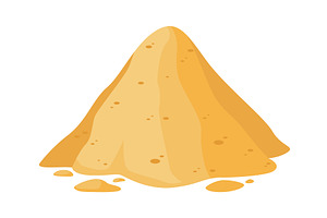 Building material. Heap of, an Object Illustration by Things for designers
