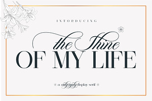 The Shine Of My Life Font Duo