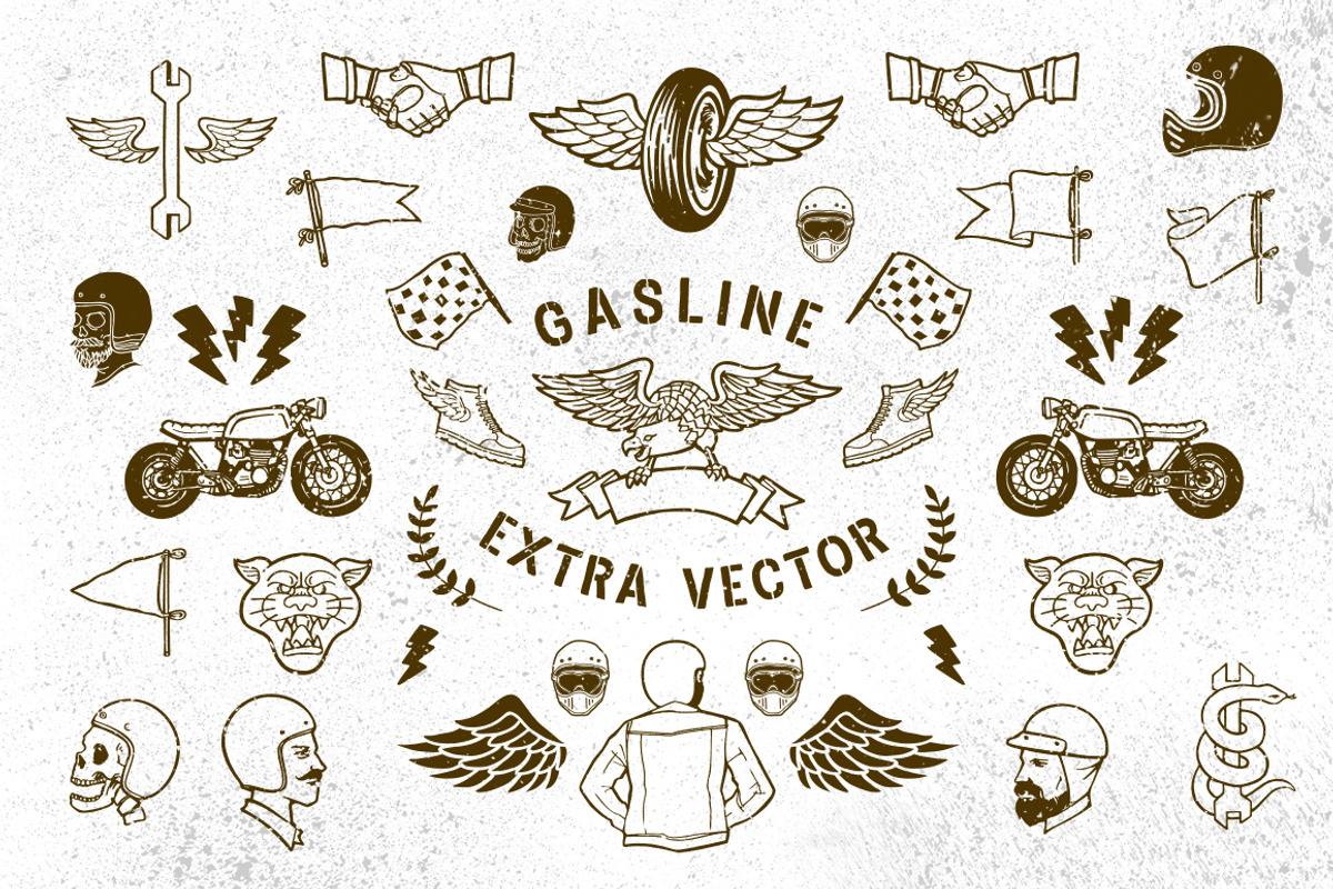 Gasline & extra Vector preview 5