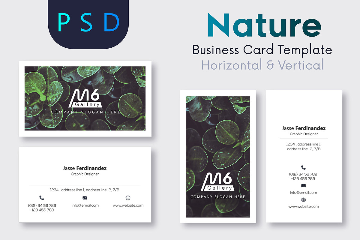 Unique 50 Business Card Bundle, a Business Card Template by M6 Gallery (Photo 113 of 151)