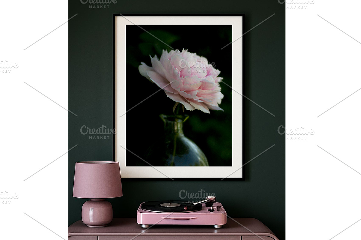 Romantic printable peony wall art, a Nature Photo by Mineden Digital Prints (Photo 5 of 7)