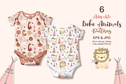 Cute Tribal Seamless Patterns Set, a Pattern Graphic by DrawStudio1988 (Thumbnail 3 of 9)