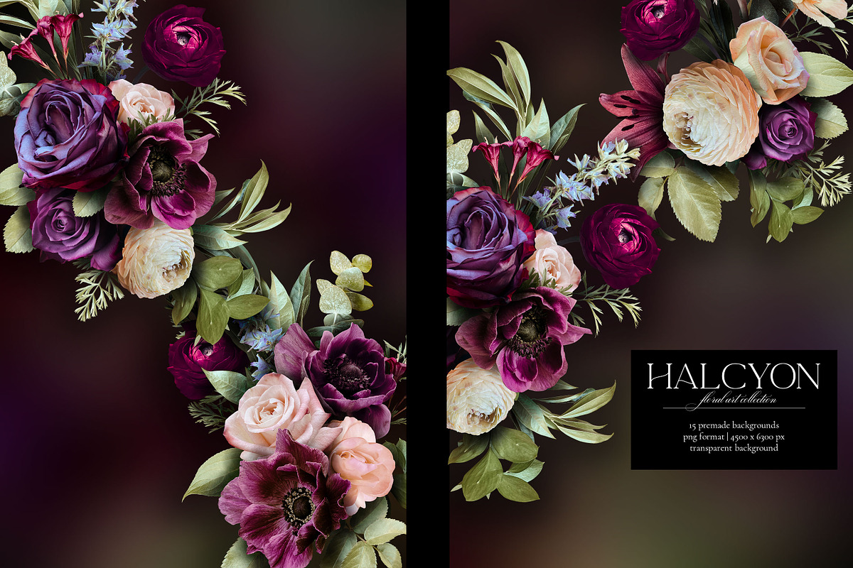 Halcyon Floral Art Collection, an Object Graphic by Eclectic Anthology (Photo 3 of 17)
