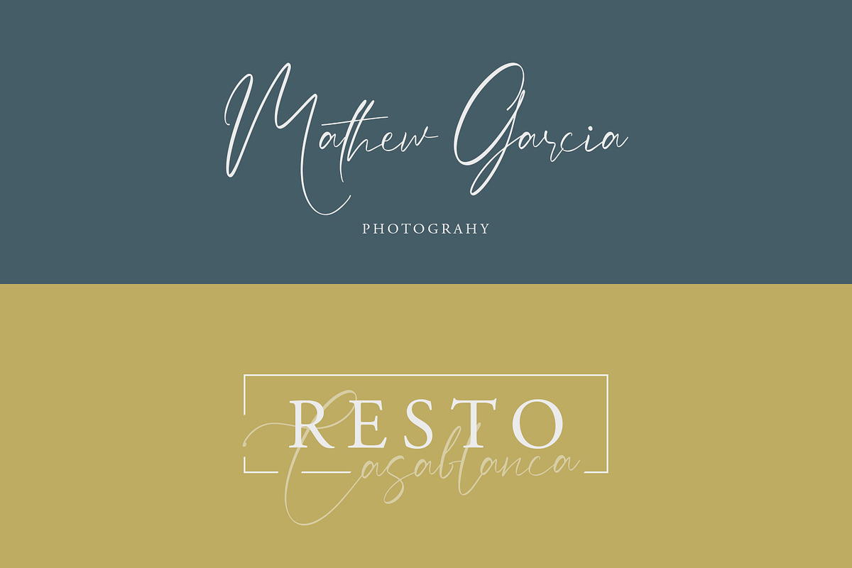 Beyond - Signature Font preview 8