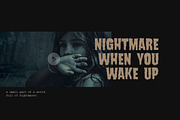Sinister Mind - Horror Creepy Font, a Font by Littlehand (Thumbnail 8 of 10)