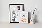Boho House Plants vector set, a Decorative Illustration by Wild Muse (Thumbnail 3 of 4)
