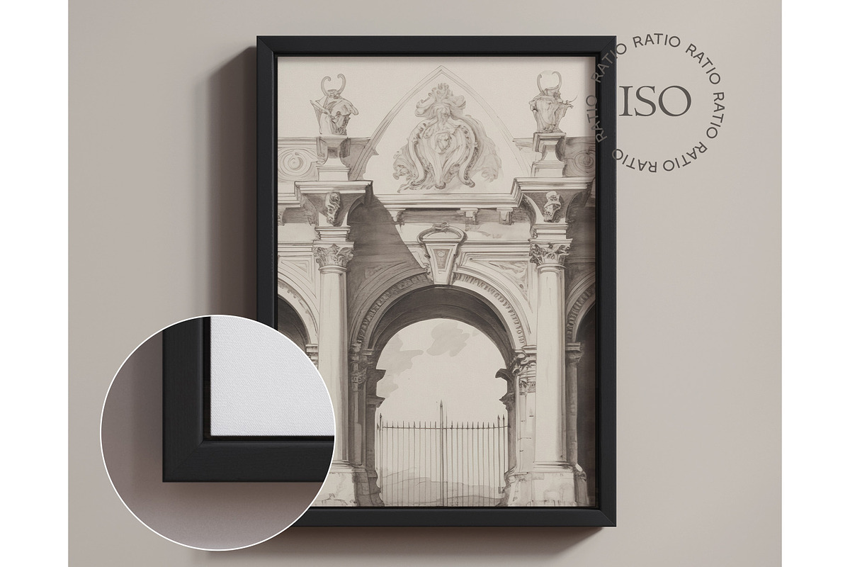 Framed floated canvas mockup, a Household Mockup by Artjafara (Photo 3 of 4)