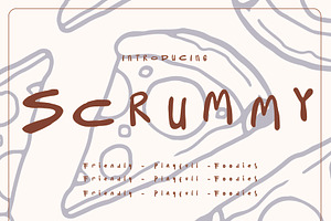 Scrummy Foodies Font