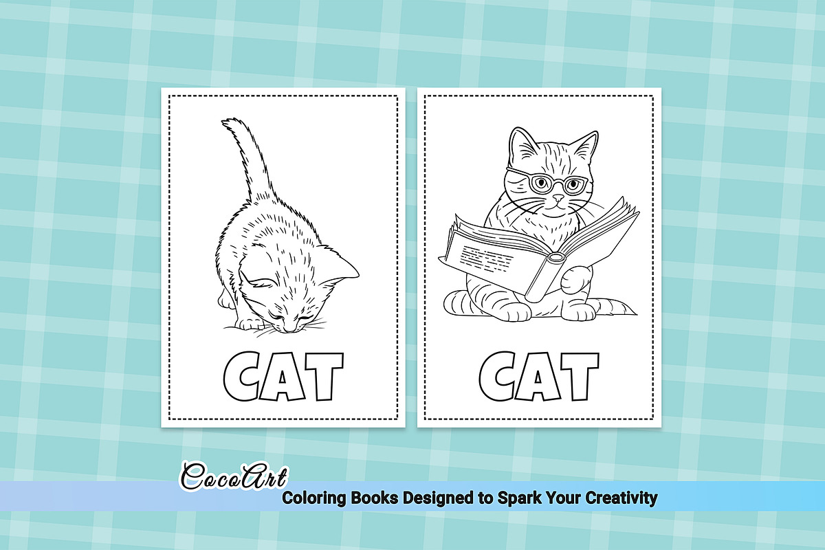 Cozy Life Coloring Pages Bundle, an Animal Illustration by DesignDevisers (Photo 5 of 10)