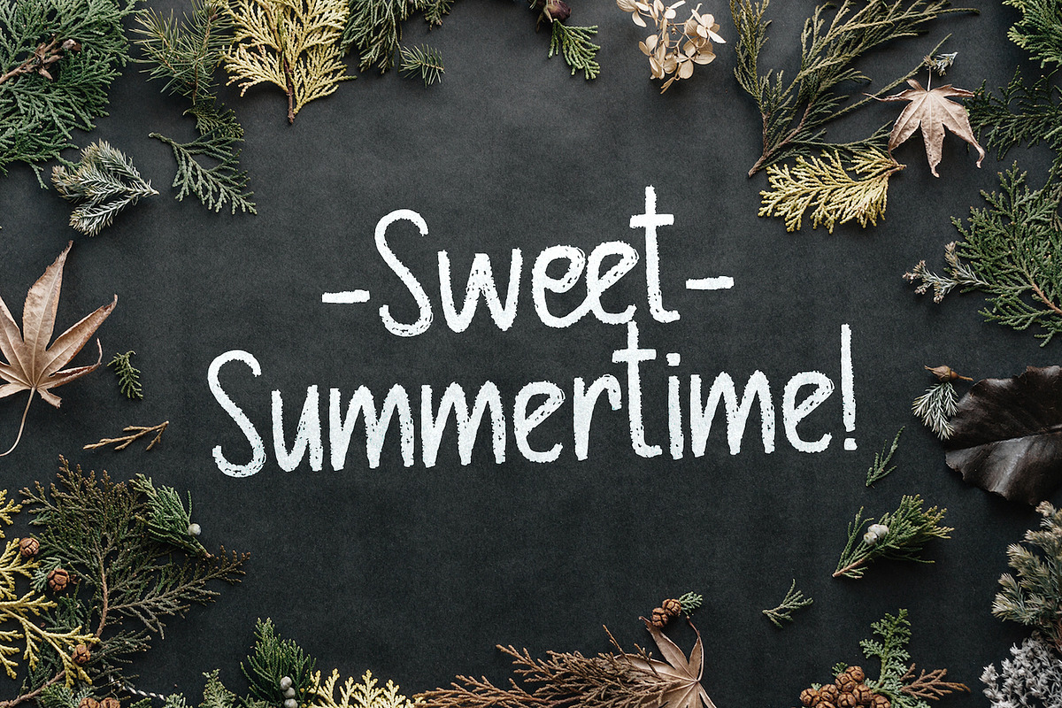 Chalk Board - A Handmade Chalk Font preview 4