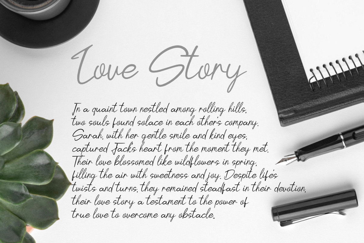 Belysta a Natural Script Font, a Script Font by Bayuktx (Photo 8 of 8)