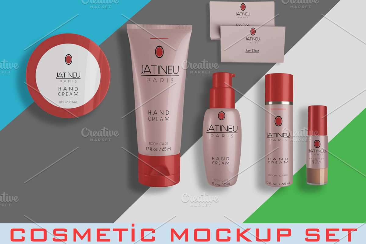 Editable Cosmetic Mockup, a Packaging Mockup by desgiant (Photo 1 of 2)
