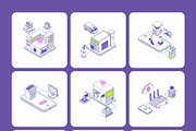 200 Technology and AI Isometric, a Technology Illustration by Vectors Market (Thumbnail 15 of 19)