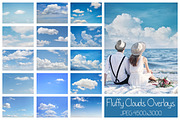 30 Cloudy Sky Overlays, a Texture Graphic by LovePhotoMoment (Thumbnail 3 of 11)