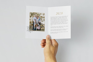 Bi-Fold Year In Review Card