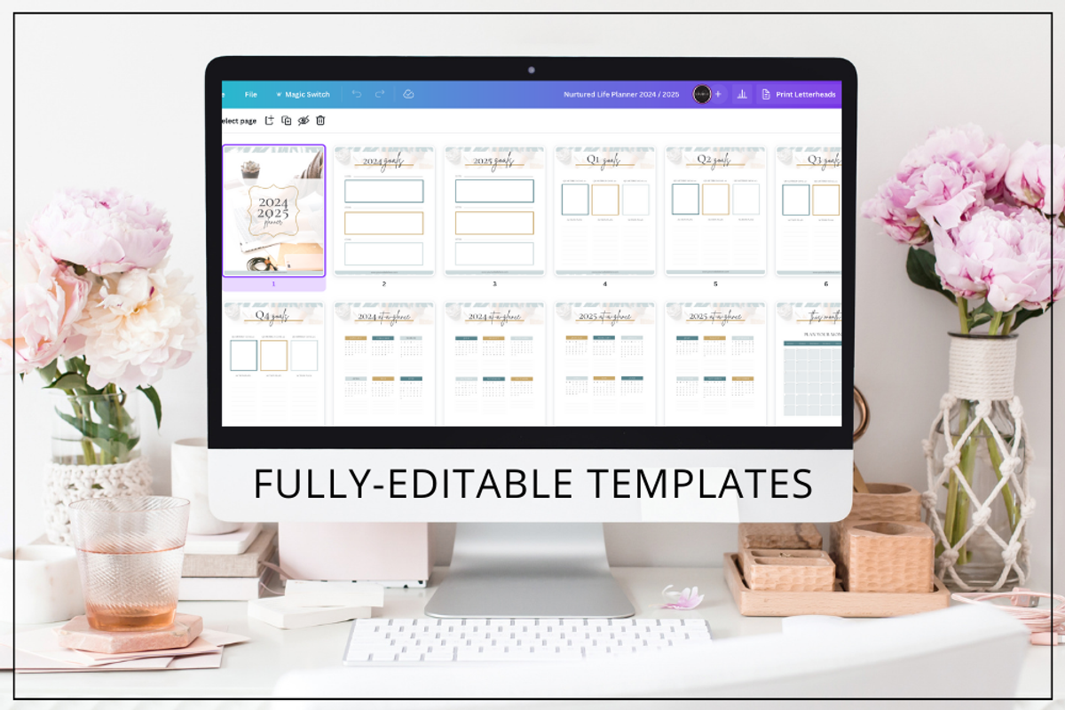 Planner Templates Canva | NL, a Stationery Template by Lady Boss Studio (Photo 8 of 8)