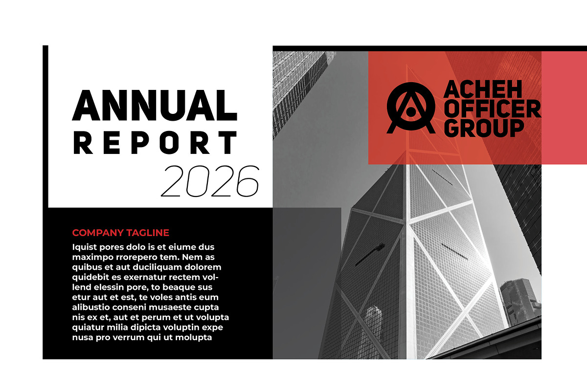 Annual Report – Professional Busines, a Presentation Template by Rumoh Grafika (Photo 1 of 7)
