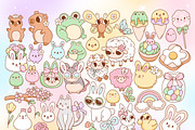 Cute Groovy Spring Clipart Bundle, a Seasonal Illustration by Huxmay (Thumbnail 5 of 7)