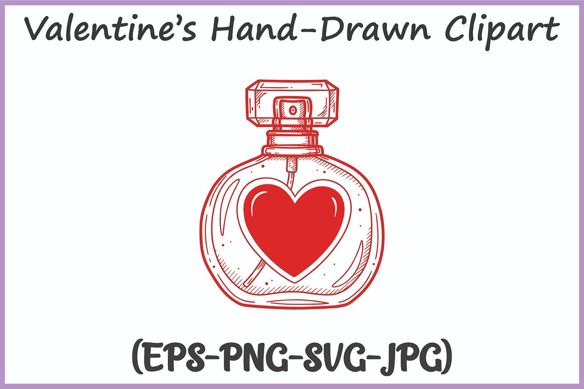 Whimsical Hand-Drawn Valentine SVG, a Seasonal Illustration by Gfx Expert Team (Photo 8 of 15)