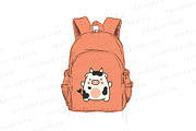 Cute Kawaii Cow Bundle, an Animal Illustration by Palau (Thumbnail 8 of 12)