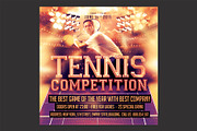 Tennis Game Flyer, a Flyer Template by DSGraphicDesign (Thumbnail 1 of 2)