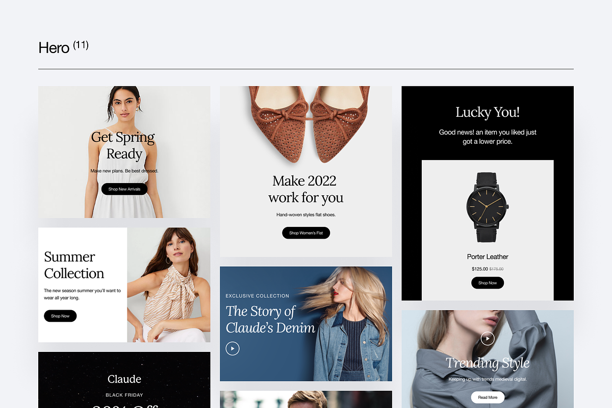 Claude - Fashion Email Templates, an Email Template by Aldy Pratama (Photo 4 of 7)