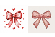 Prompt for Valentine Bow Clipart, a Graphic by Milano Creative (Thumbnail 2 of 4)