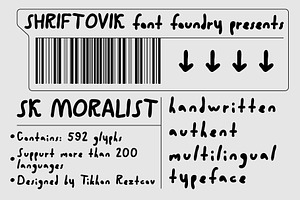 SK Moralist Handwritten Font