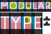 Modular Typeface, a Sans Serif Font by Letterwerk (Thumbnail 1 of 15)