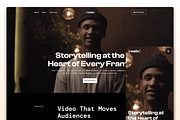 Reelix Video Production Template, a Landing Page Template by Flow Samurai Templates (Thumbnail 1 of 4)