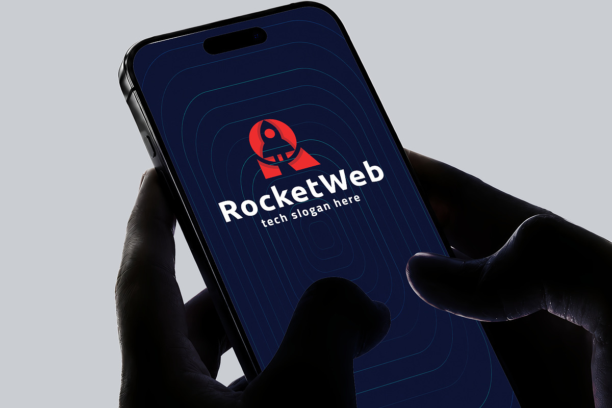 Rocket Launch Web Letter R Logo, a Branding & Logo Template by Design ...