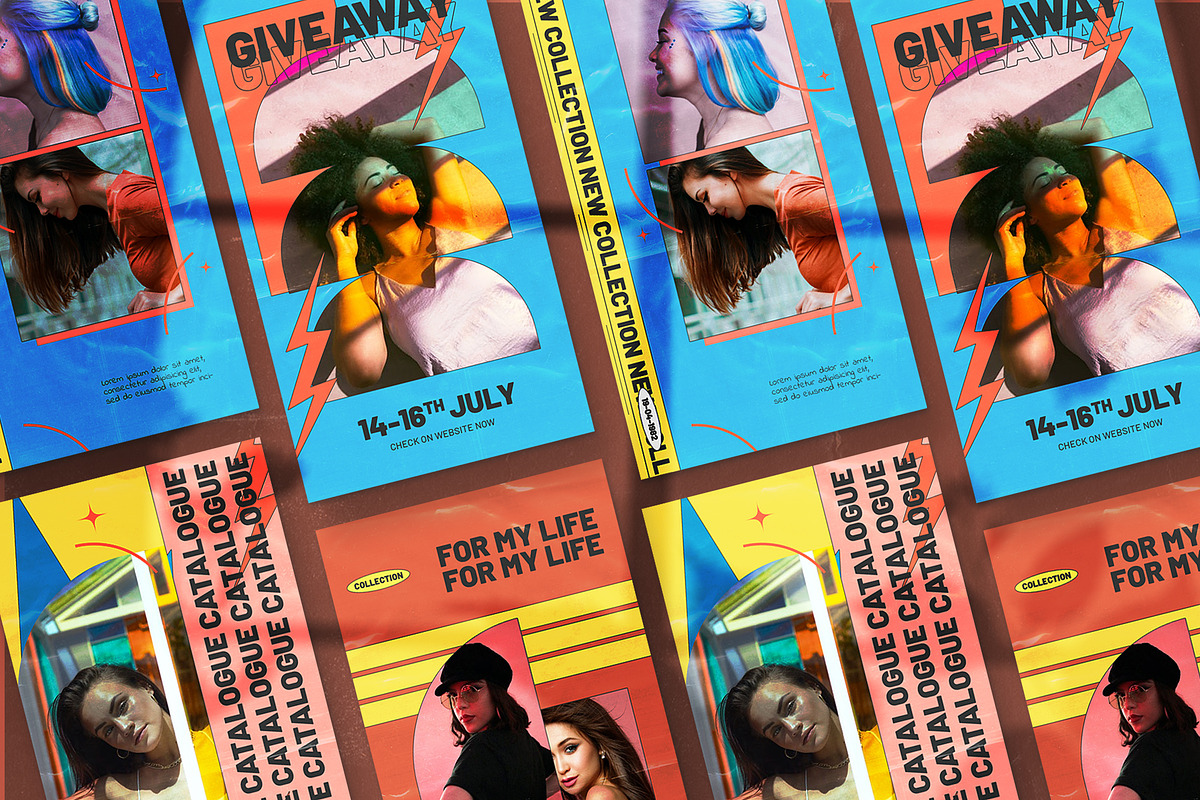 90's Vol2 Instagram Templates, a Social Media Template by Azruca (Photo 5 of 9)