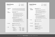Resume/CV, a Resume Template by Creatune (Thumbnail 2 of 7)