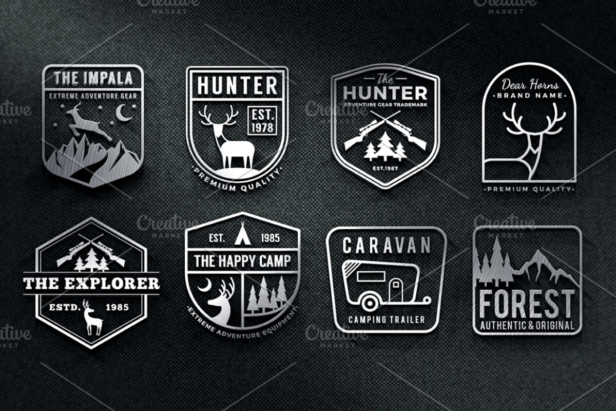 Adventure Badge Logo Template, a Branding & Logo Template by Raftel (Photo 2 of 4)