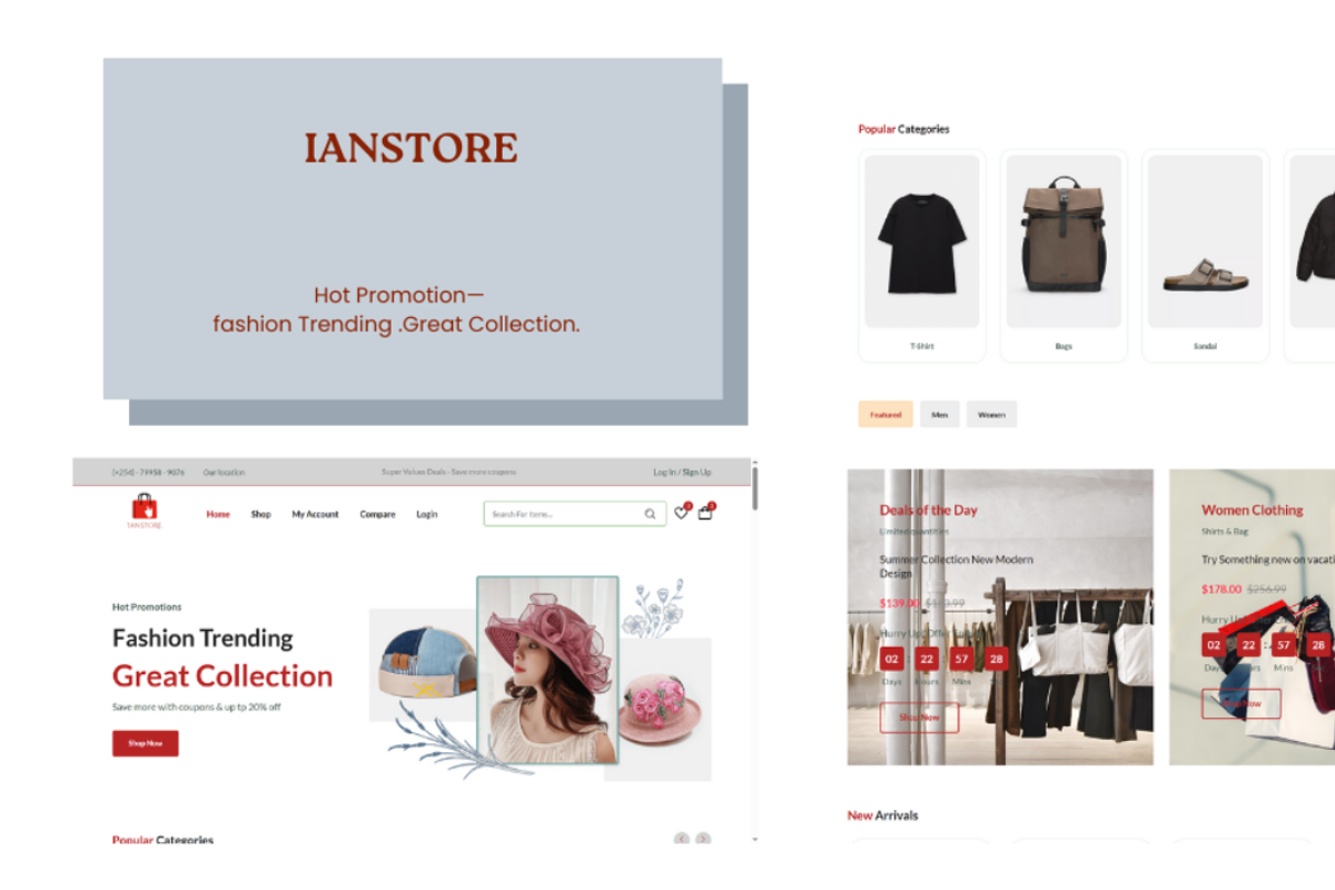 IanStore-Fashion ECommerce Template, a HTML Template by NomaTemplates (Photo 2 of 13)