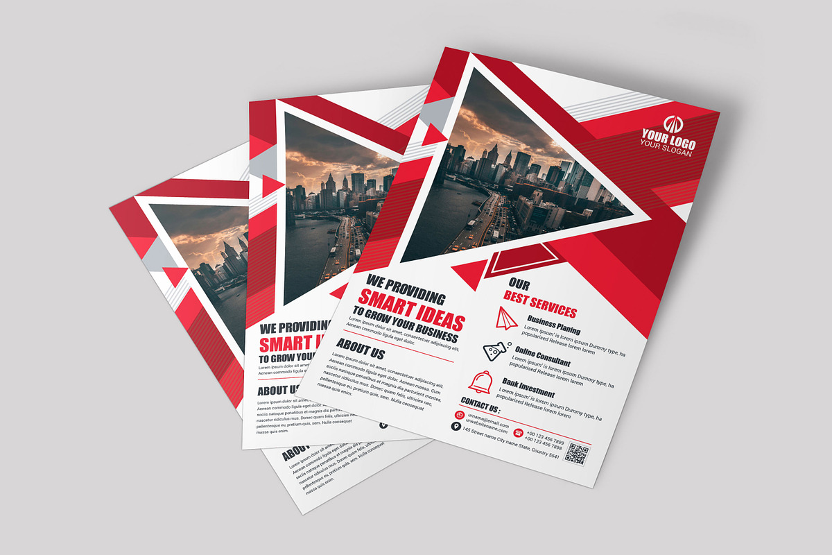Corporate Flyer Template, a Flyer Template by Ultimate Template Shop (Photo 4 of 6)
